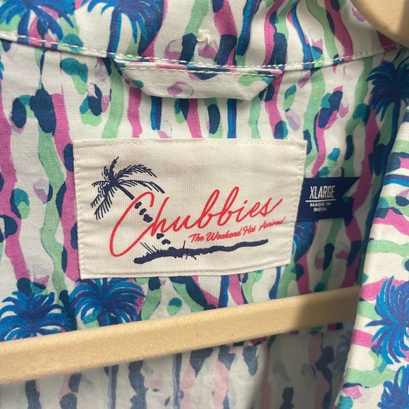 Chubbies Palm Tree Pattern Button Down - Picture 3 of 11